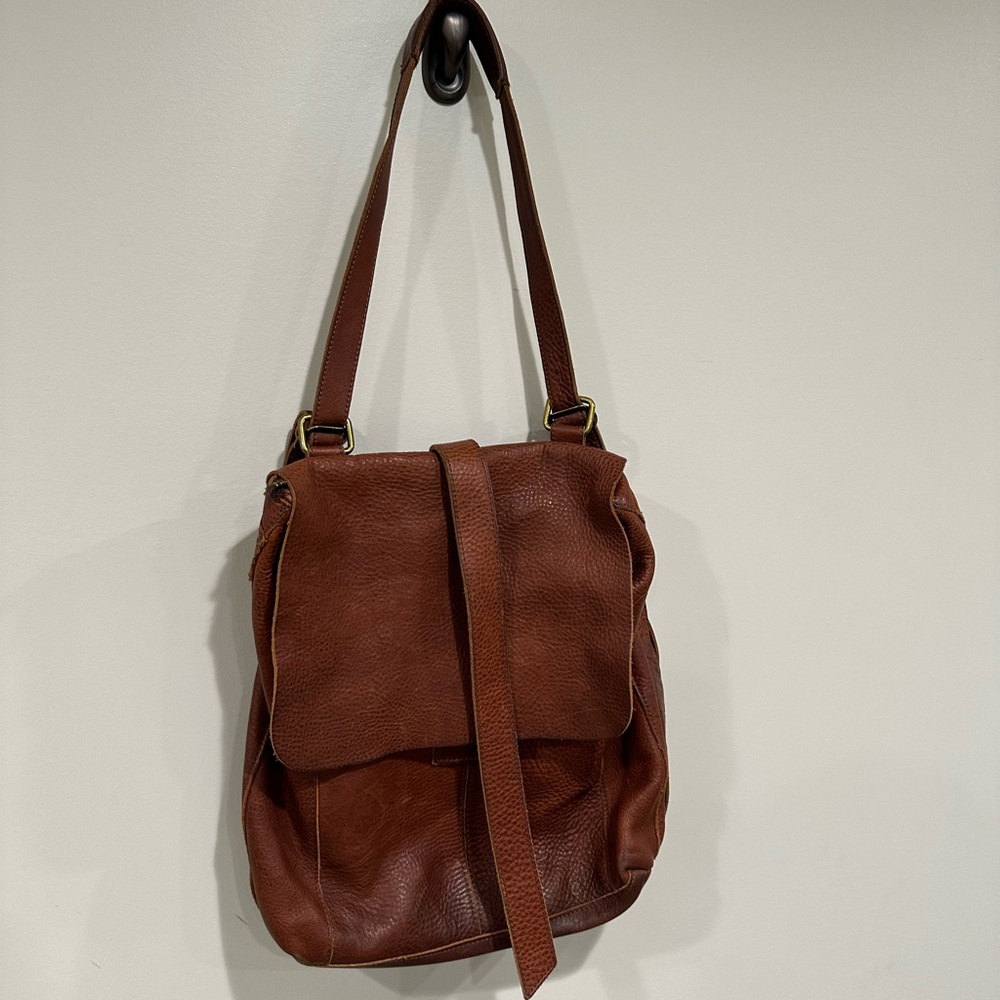 Lifetime Leather Convertible Backpack Duluth trading Co
